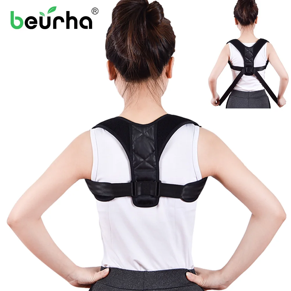 S M L Back Shouder Brace Posture Corrector Support Belt Adjustable Clavicle Spine Back Shoulder Lumbar Posture Correction
S M L Back Shouder Brace Posture Corrector Support Belt Adjustable Clavicle Spine Back Shoulder Lumbar Posture Correction