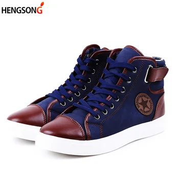 2018 Spring Autumn Men Casual Shoes Ankle Length Men PU Leather Shoes Loafers Lace-Up High Pipe Men Flat Shoes Plus Size 45
2018 Spring Autumn Men Casual Shoes Ankle Length Men PU Leather Shoes Loafers Lace-Up High Pipe Men Flat Shoes Plus Size 45