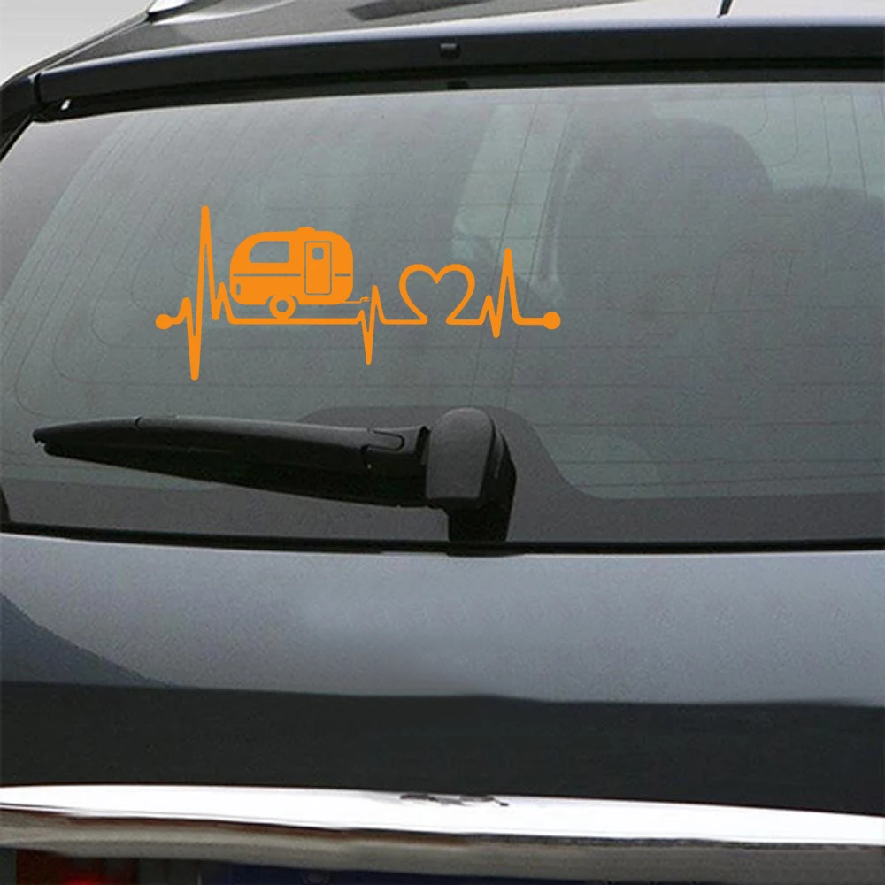 Camper Travel Hiker Heartbeat Decals Vinyl Car Stickers Decoration Hood Spare Multi Color 20.3cm*8.9cm Car Accessories
Camper Travel Hiker Heartbeat Decals Vinyl Car Stickers Decoration Hood Spare Multi Color 20.3cm*8.9cm Car Accessories