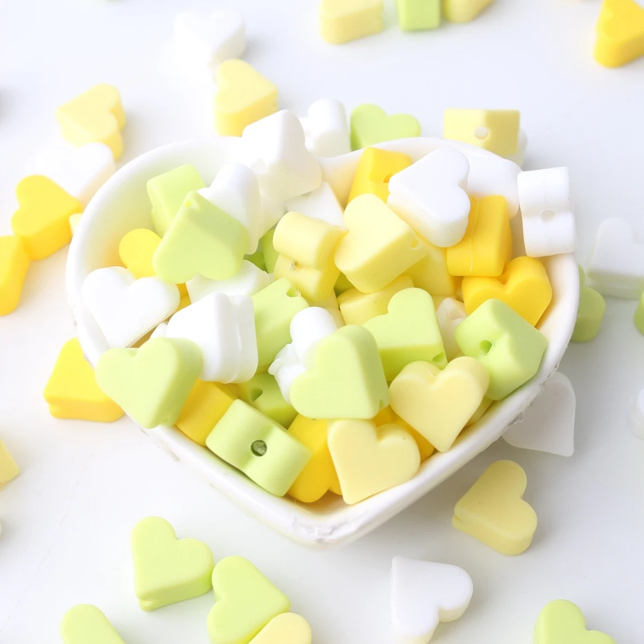 10pc Baby Silicone Teethers Mini Heart Beads DIY Nursing Crafts Necklace Bracelet Rodent Pacifier Chain Clips Baby Teether Toys
10pc Baby Silicone Teethers Mini Heart Beads DIY Nursing Crafts Necklace Bracelet Rodent Pacifier Chain Clips Baby Teether Toys