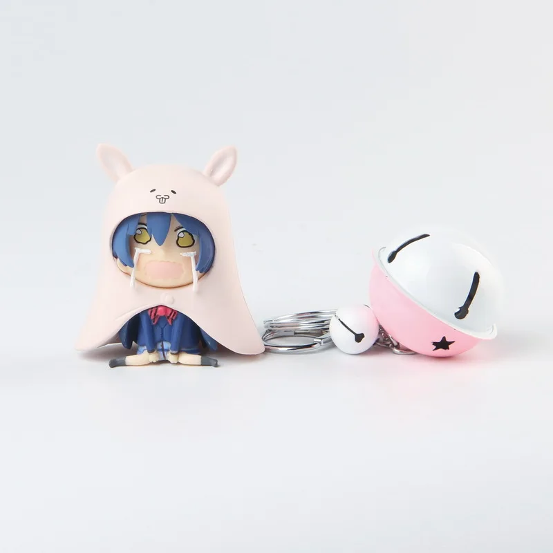 9 pcsset Anime Sankaku Head Himouto! Umaru-chan Doma Umaru pvc figure toys keychain (11)