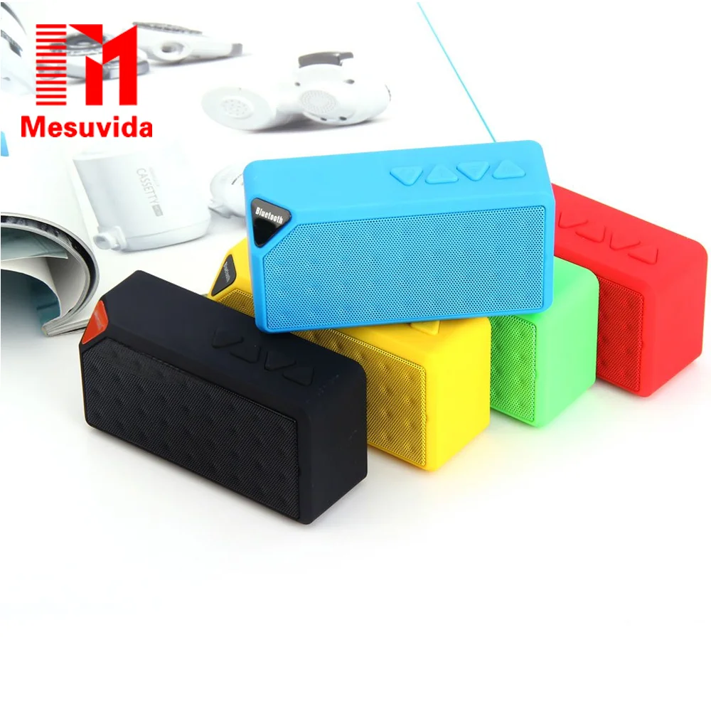 Mesuvida X3 Portable Bluetooth Speaker Bluetooth V2.1 Mini Wireless Music Sound Box Loudspeakers TF USB with FM Radio USB Input
Mesuvida X3 Portable Bluetooth Speaker Bluetooth V2.1 Mini Wireless Music Sound Box Loudspeakers TF USB with FM Radio USB Input