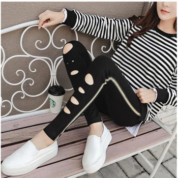 Shikoroleva Women Leggings 2020 Side Sequin Rib Strip Ripped Hole Elastic Skinny Jeggings Plus Size 4XL 2XL L Black Grey Ladies
Shikoroleva Women Leggings 2020 Side Sequin Rib Strip Ripped Hole Elastic Skinny Jeggings Plus Size 4XL 2XL L Black Grey Ladies