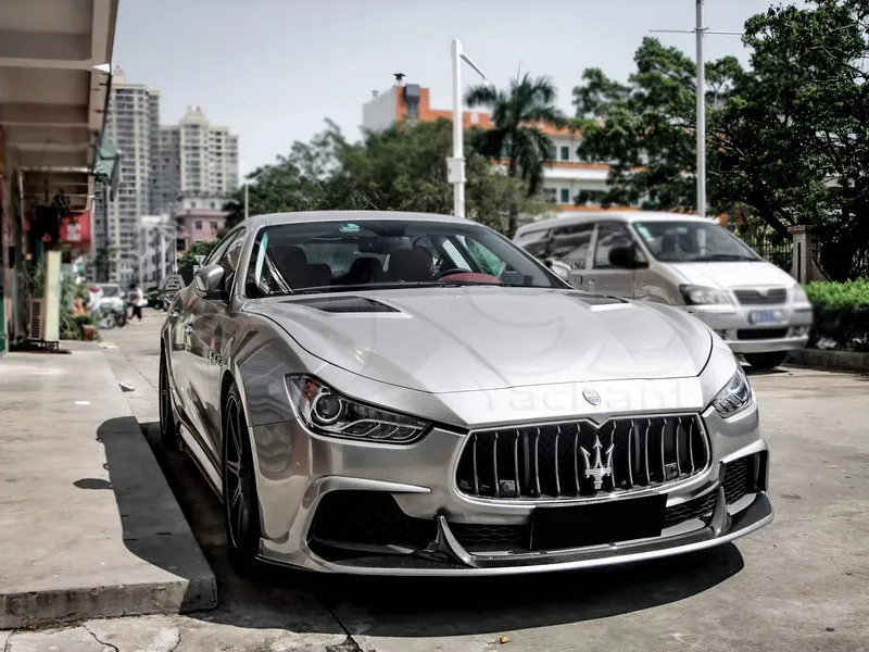 2014-2019 Maserati Ghibli M157 Aspec Style Hood Bonnet CF (26)