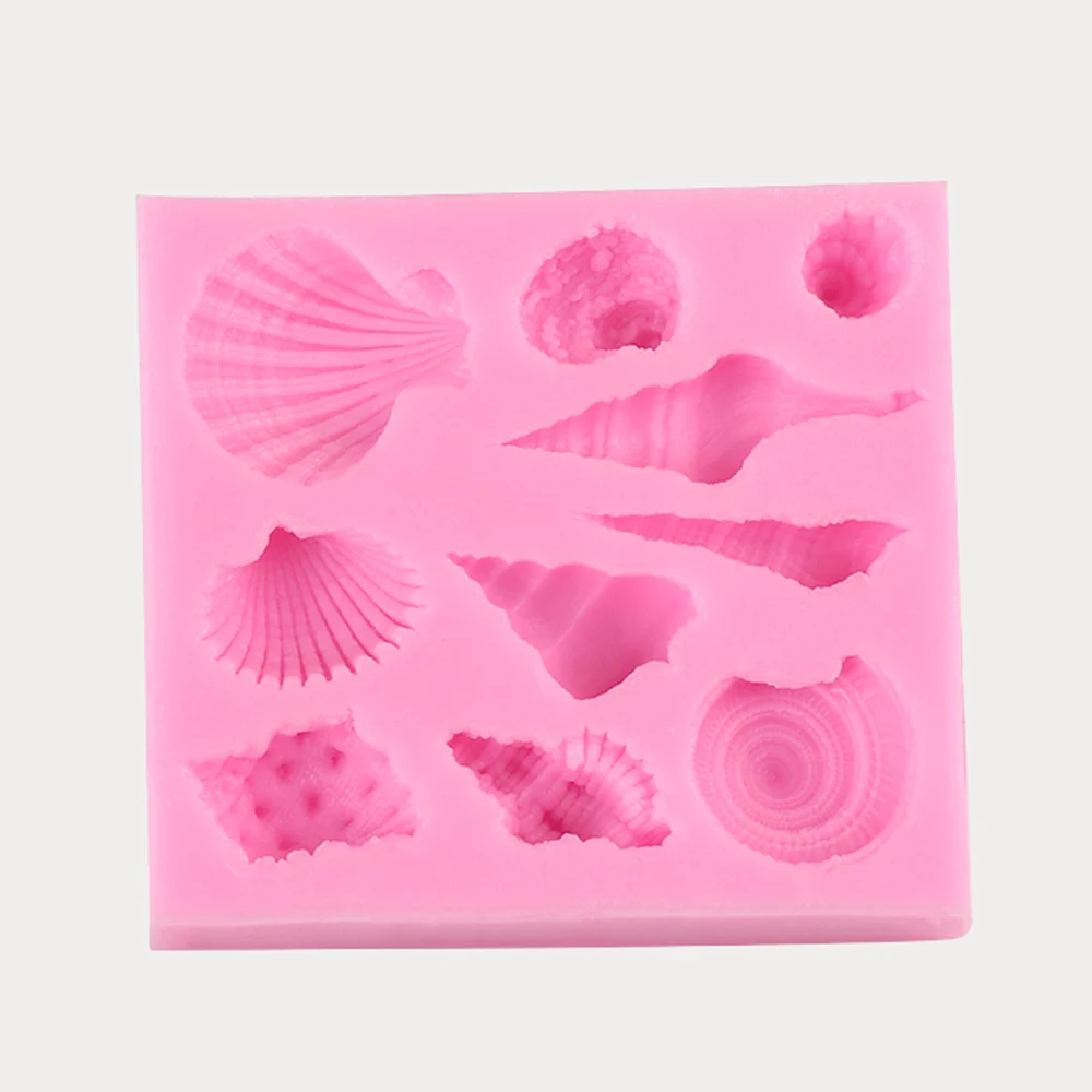 Cartoon Seashell Food Grade Silicone Cake Chocolate Candy Fondant Mold Cooking Baking Mould
Cartoon Seashell Food Grade Silicone Cake Chocolate Candy Fondant Mold Cooking Baking Mould