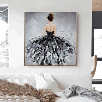 Print Oil Paintings Art Posters Black Swan Dancer Wall Art Canvas Painting Pictures For Living Room Nordic Artwork Desk Decor
Print Oil Paintings Art Posters Black Swan Dancer Wall Art Canvas Painting Pictures For Living Room Nordic Artwork Desk Decor