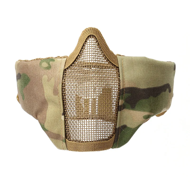 Airsoft Samurai Mask Tactical Half Face Protective Mask Mesh Lower Face Masks For Paintball CS with Adjustable Belt Strap
Airsoft Samurai Mask Tactical Half Face Protective Mask Mesh Lower Face Masks For Paintball CS with Adjustable Belt Strap