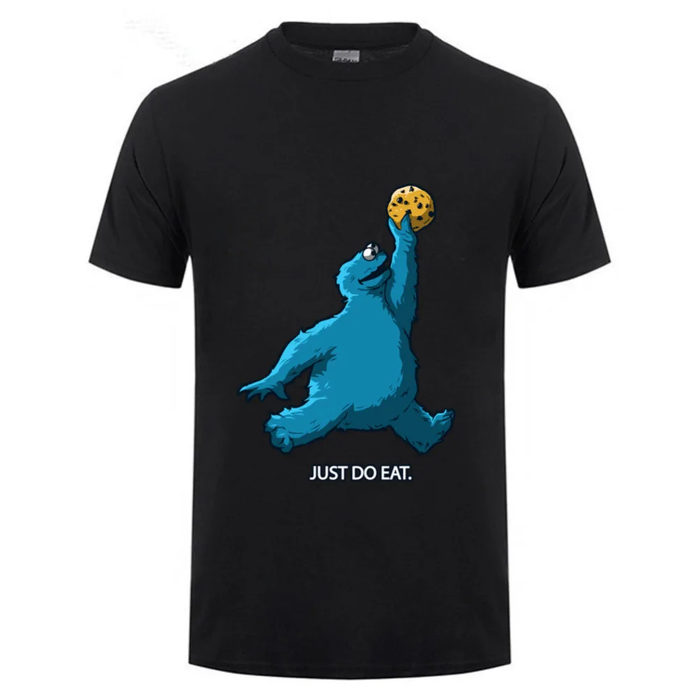 Novelty Just do eat T Shirt Man Sesame Street Cookie Monster Funny basketballer T-shirt Men Brand Clothing mens dunk fitness Tee
Novelty Just do eat T Shirt Man Sesame Street Cookie Monster Funny basketballer T-shirt Men Brand Clothing mens dunk fitness Tee