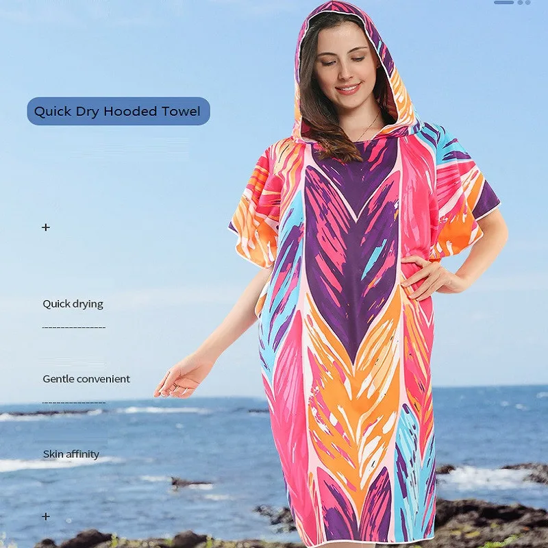 Quick Dry Swimming Towel Microfiber Suede Hooded Towel Poncho for Beach, Surf Changing Robe Sunscreen Cloak Swimsuit Beachwear
Quick Dry Swimming Towel Microfiber Suede Hooded Towel Poncho for Beach, Surf Changing Robe Sunscreen Cloak Swimsuit Beachwear