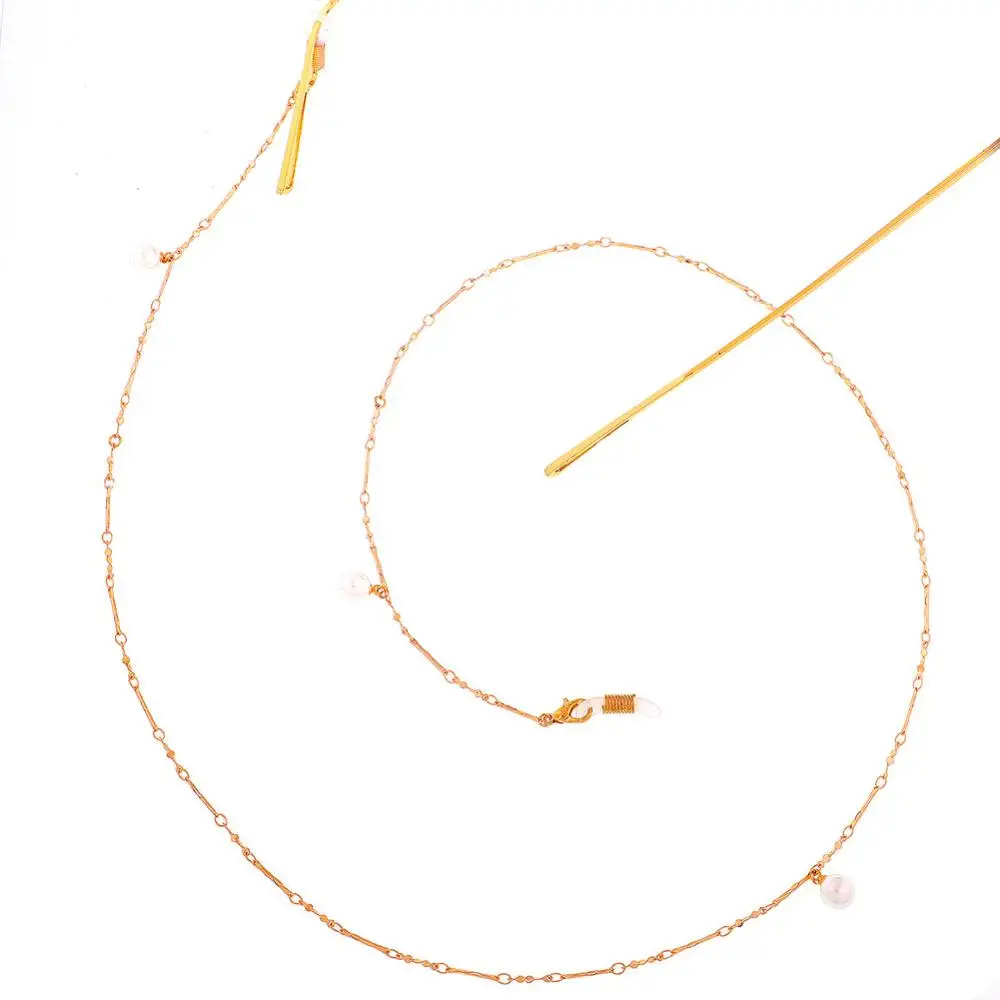 Metal Eyewear Chains Imitation Pearl Beaded Spectacles Sunglasses Reading Glasses Chain Cord Holder Neck Strap Rope
Metal Eyewear Chains Imitation Pearl Beaded Spectacles Sunglasses Reading Glasses Chain Cord Holder Neck Strap Rope