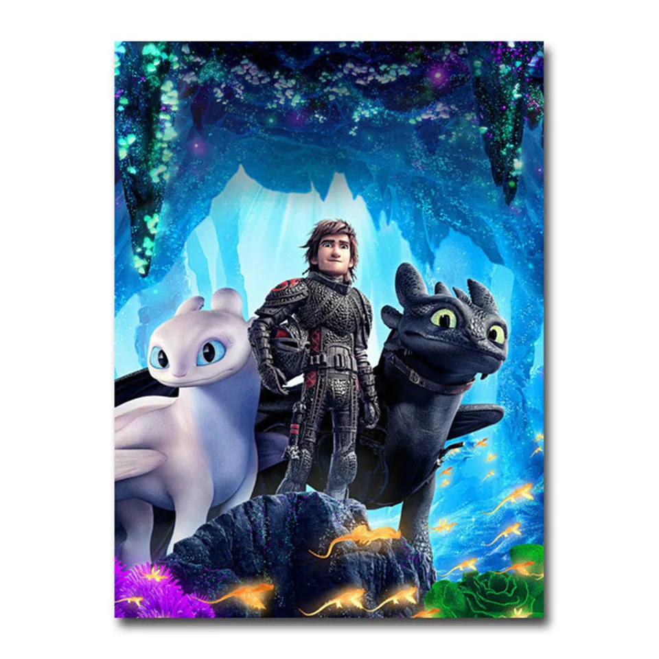 Full Square Drill Diamond Diy How Does the Movie Train Your Dragon Painting 5D Home Decor Wall Art Craft Pictures Cross Stitch
Full Square Drill Diamond Diy How Does the Movie Train Your Dragon Painting 5D Home Decor Wall Art Craft Pictures Cross Stitch