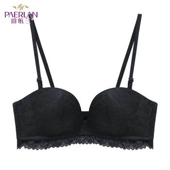 PAERLAN sexy 1/2 cup bra comfortable breathable gathered lace side flower decoration after three-breasted underwear female
PAERLAN sexy 1/2 cup bra comfortable breathable gathered lace side flower decoration after three-breasted underwear female