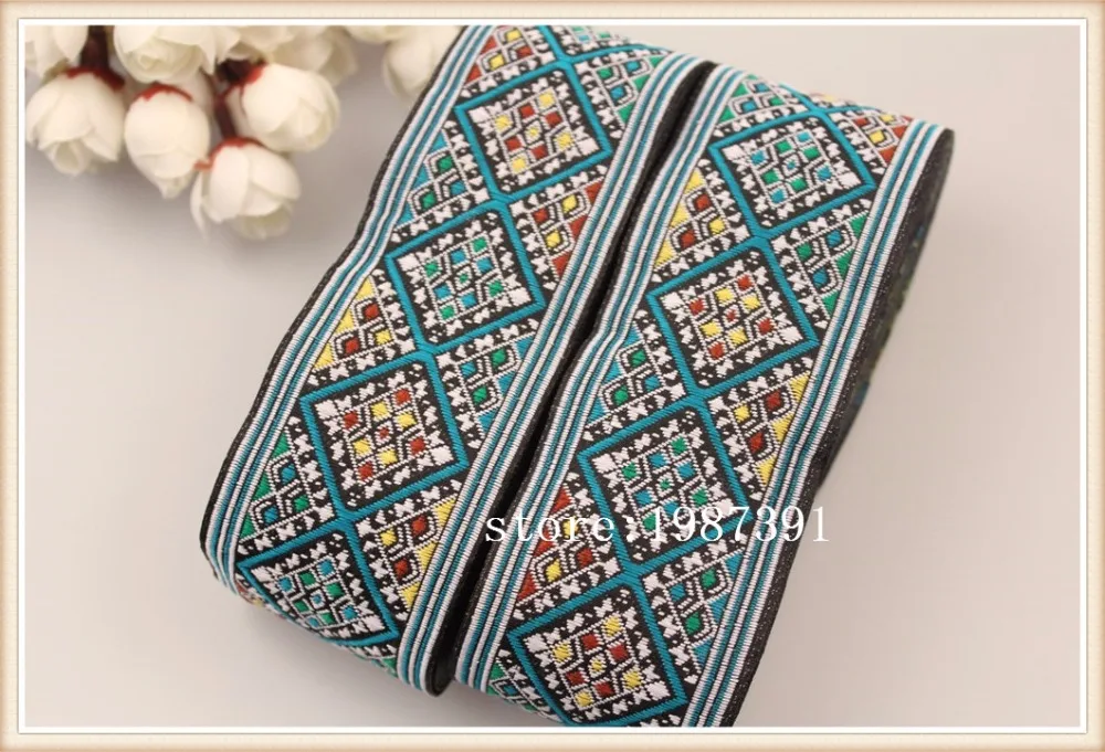 10 ярдов/партия тканая жаккардовая лента 5 см|jacquard ribbon|woven jacquard ribbonribbon pattern |