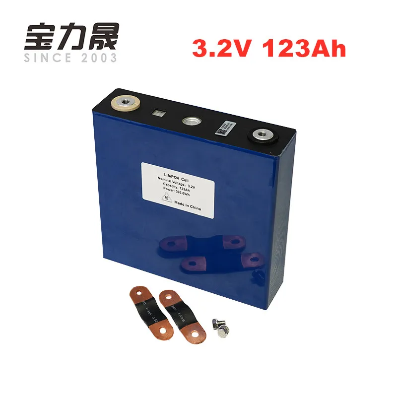 3.2V 123Ah lifepo4 lithium iron phosphate Batteries 4000 CYCLES LFP 12V 24V solar battery 24V100Ah 120Ah cells EU US TAX FREE
3.2V 123Ah lifepo4 lithium iron phosphate Batteries 4000 CYCLES LFP 12V 24V solar battery 24V100Ah 120Ah cells EU US TAX FREE