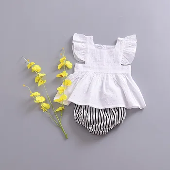 ins Kids Ruffles Fly sleeve Cotton Shirt Tops Baby Girls Square Collar White Summer Clothing Cute Childrens Blouses
ins Kids Ruffles Fly sleeve Cotton Shirt Tops Baby Girls Square Collar White Summer Clothing Cute Childrens Blouses