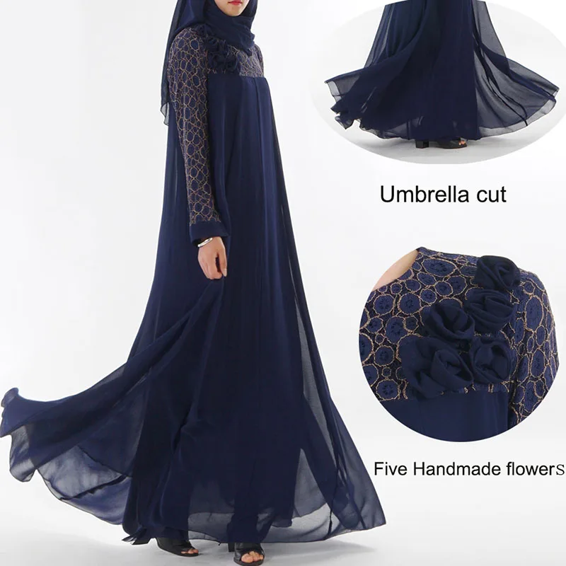 NEW 2018 Muslim dress Lace long dress fashion floral Long Skirt Middle Eastern robes Islamic Muslim dress elegant dress 
NEW 2018 Muslim dress Lace long dress fashion floral Long Skirt Middle Eastern robes Islamic Muslim dress elegant dress