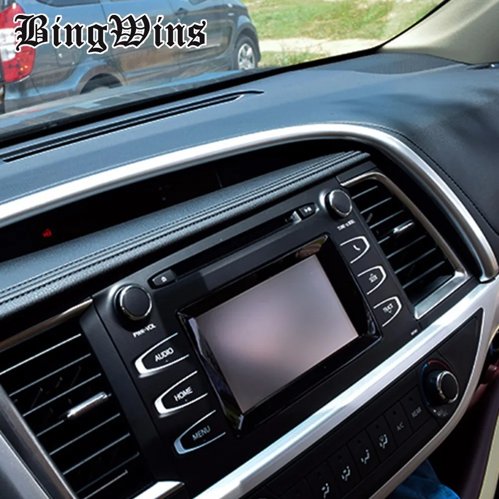 Car-styling For Toyota highlander 2015 Car instrument panel dash board Cover Trim navigation outside cover moulding Decoration
Car-styling For Toyota highlander 2015 Car instrument panel dash board Cover Trim navigation outside cover moulding Decoration