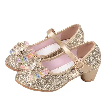 2018 Popular Kids Girls Bowknot Fashion Shiny Sequins Princess Shoes Hight Heels Party Dance
2018 Popular Kids Girls Bowknot Fashion Shiny Sequins Princess Shoes Hight Heels Party Dance