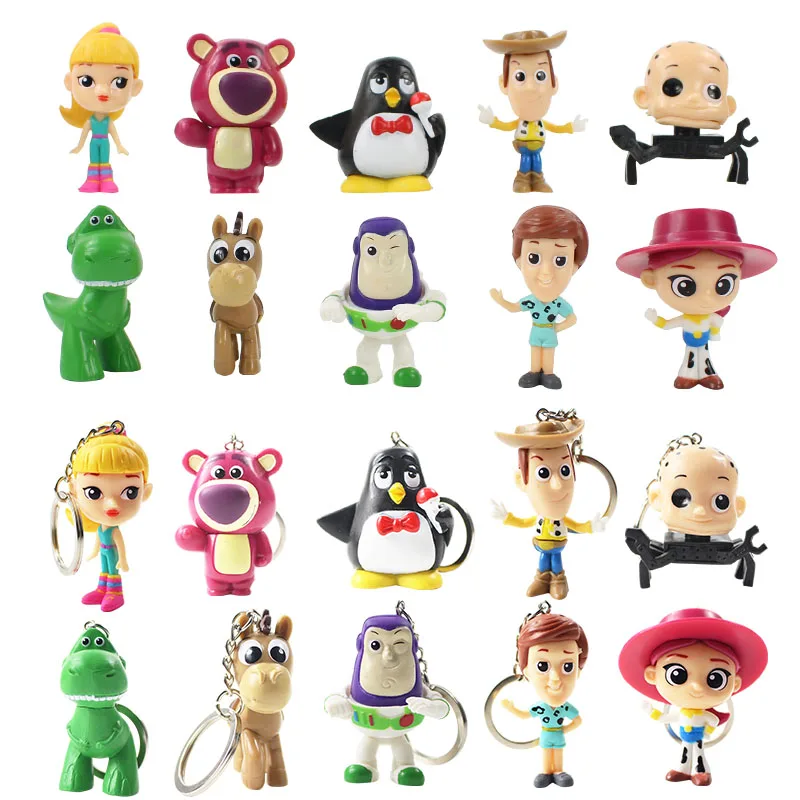 10pcs/lot 2styles Toy Story Keychain or figure action figure toy Woody Buzz lightyear Jessie Ken Rex the Green Dinosaur
10pcs/lot 2styles Toy Story Keychain or figure action figure toy Woody Buzz lightyear Jessie Ken Rex the Green Dinosaur