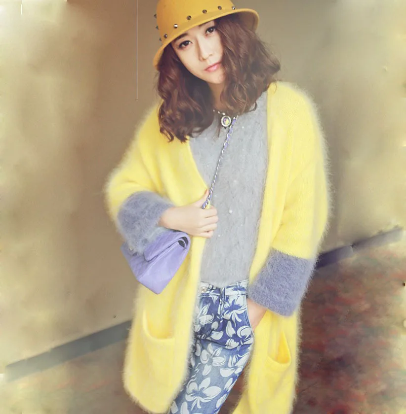 T show style genuine mink cashmere sweater women long cashmere cardigan pure cashmere sweater mink fur coat free shipping M58
T show style genuine mink cashmere sweater women long cashmere cardigan pure cashmere sweater mink fur coat free shipping M58