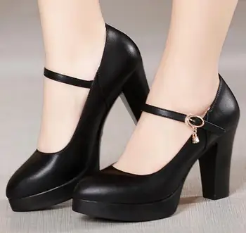 Chaussure Femme Platform Wedding Autumn High Heels Genuine Leather Zapatos Mujer Shoes Woman Ladies Buckle Women Pumps P161286
Chaussure Femme Platform Wedding Autumn High Heels Genuine Leather Zapatos Mujer Shoes Woman Ladies Buckle Women Pumps P161286