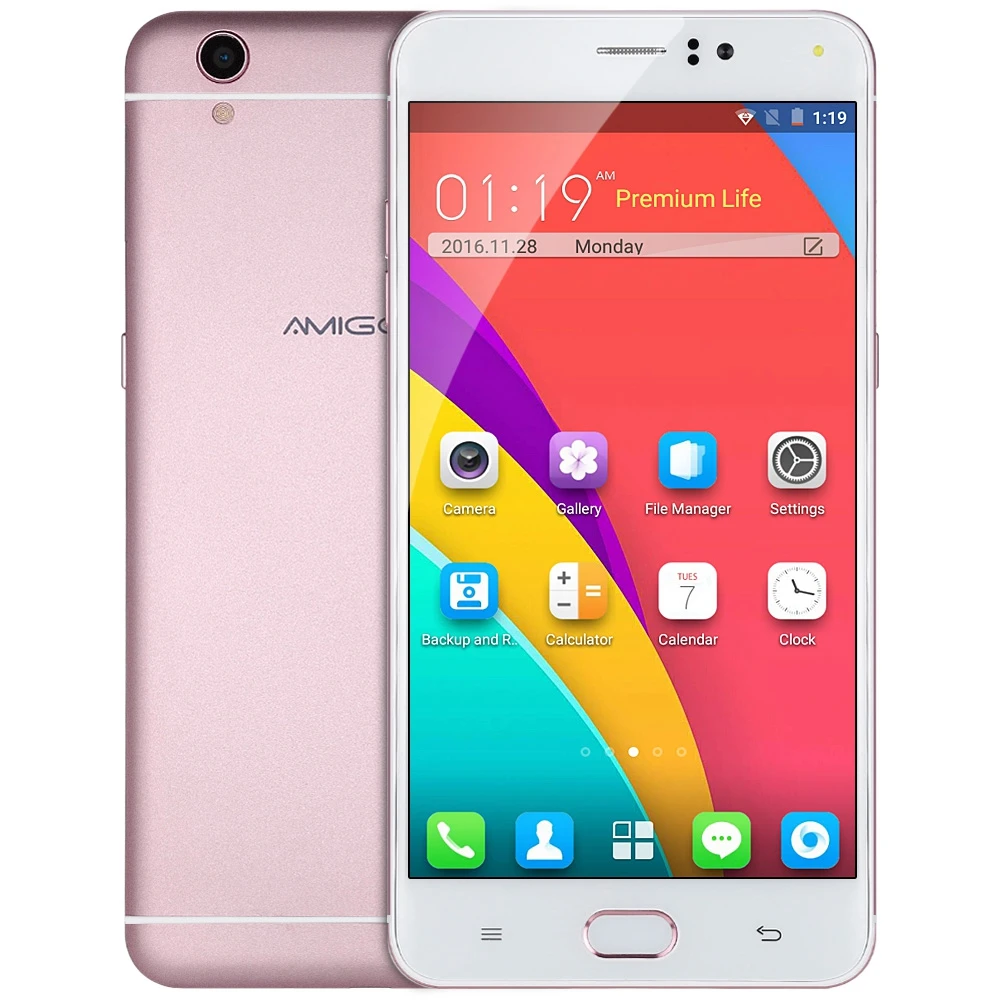 Amigoo R9 Max Android 5.1 мобильный телефон 6.0 дюймов 3 г MTK6580 1.3 ГГц 4 ядра смартфон 1 ГБ + 8