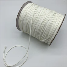 0.5mm 0.8mm 1 מ"מ 1.5mm 2mm חוט כותנה שעווה שעווה חוט כבל מחרוזת רצועת שרשרת חבל עבור תכשיטי ביצוע(China)