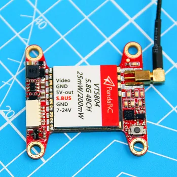 1PCS Panda RC VT5804 Pro 200 600mW Photography Mini Adjustable 5.8G AV Transmission Receiving Module for RC Quadcopter Drone
1PCS Panda RC VT5804 Pro 200 600mW Photography Mini Adjustable 5.8G AV Transmission Receiving Module for RC Quadcopter Drone