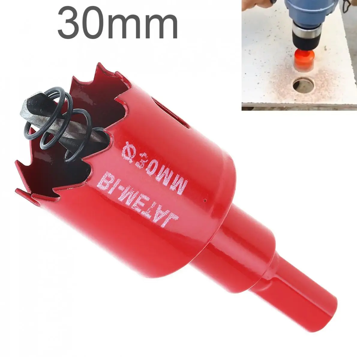 Practical 30mm M42 Bi-Metal Hole Saw Drilling Hole Cut Tool for PVC Plate / Woodworking
Practical 30mm M42 Bi-Metal Hole Saw Drilling Hole Cut Tool for PVC Plate / Woodworking