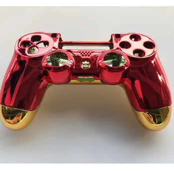 Chrome Plating Red Front Shell Golden Back Cover Case For PS4 Pro JDM 040 JDS 040 Playstation 4 Pro V2 Gen 2 Controller Replace
Chrome Plating Red Front Shell Golden Back Cover Case For PS4 Pro JDM 040 JDS 040 Playstation 4 Pro V2 Gen 2 Controller Replace