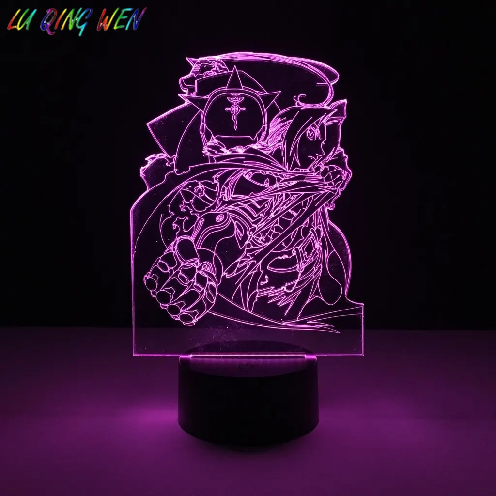 Novetly Kids Led Night Lamp Fullmetal Alchemist Nightlight for Children Bedroom Decor USB Battery Powered Led Night Light 3d
Novetly Kids Led Night Lamp Fullmetal Alchemist Nightlight for Children Bedroom Decor USB Battery Powered Led Night Light 3d
