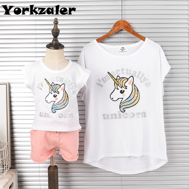 Mother and Daughter T-shirt Kids Clothing Mother Comfortable Soft Cotton Short Sleeves Unicorn Tee Shirt Family Shirt Clothing
Mother and Daughter T-shirt Kids Clothing Mother Comfortable Soft Cotton Short Sleeves Unicorn Tee Shirt Family Shirt Clothing
