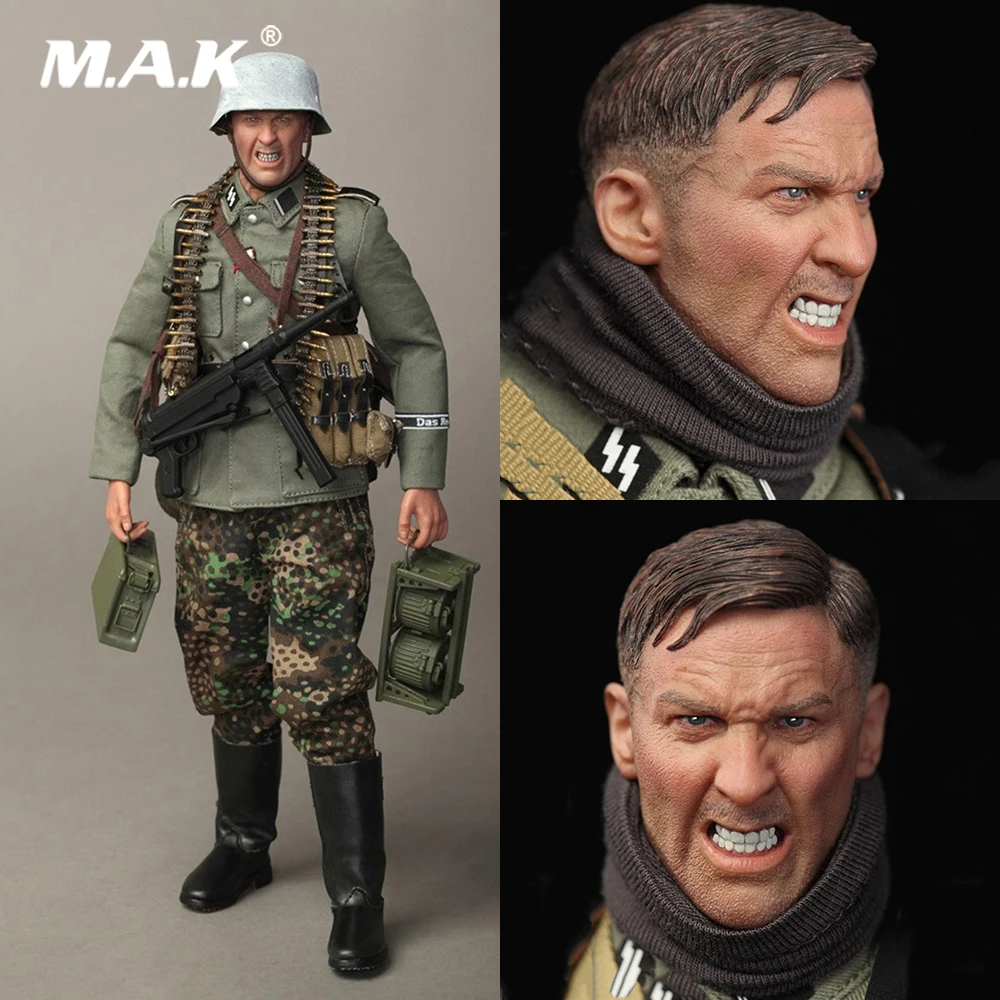 D80131 1/6 Scale Collectible WWII SS-PANZER-DIYISION DAS REICH MG42 Egon with Hideous Head Model for Fans Collection Gifts 
D80131 1/6 Scale Collectible WWII SS-PANZER-DIYISION DAS REICH MG42 Egon with Hideous Head Model for Fans Collection Gifts