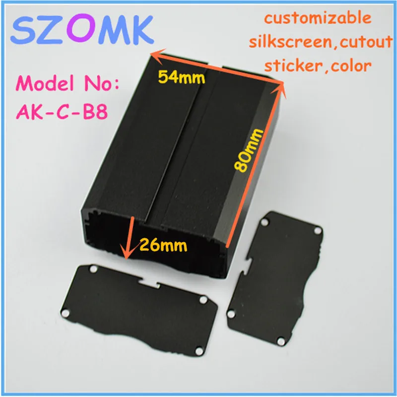 aluminum extrusion case szomk aluminum project box electronics enclosure for pcb (10).jpg