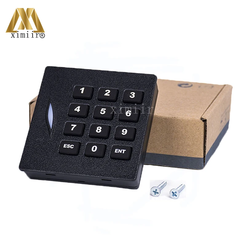 KR102M 13.56MHZ MF Card Reader With Keypad For Access Control System Access Control Keypad IP65 Waterproof Weigand34 Card Reader
KR102M 13.56MHZ MF Card Reader With Keypad For Access Control System Access Control Keypad IP65 Waterproof Weigand34 Card Reader