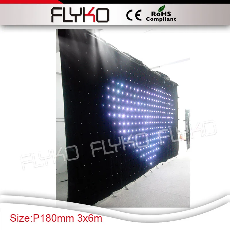 3m*6m led decorative lights cheap hot-sale indoor Pixel18 flexible led video curtain
3m*6m led decorative lights cheap hot-sale indoor Pixel18 flexible led video curtain