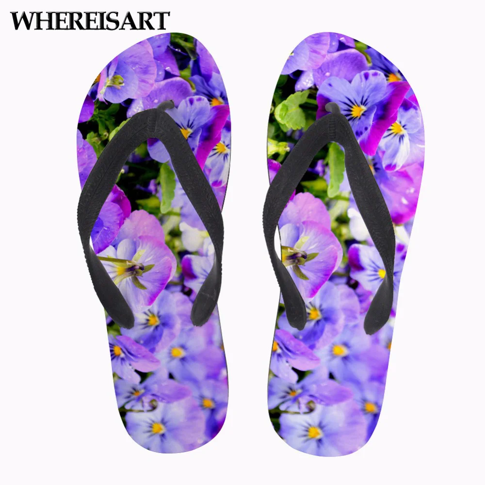 WHEREISART Fashion Flower Printed Women Flip Flops Casual Summer Women's House Slippers Slip-on Beach Female Soft Flip Flops
WHEREISART Fashion Flower Printed Women Flip Flops Casual Summer Women's House Slippers Slip-on Beach Female Soft Flip Flops