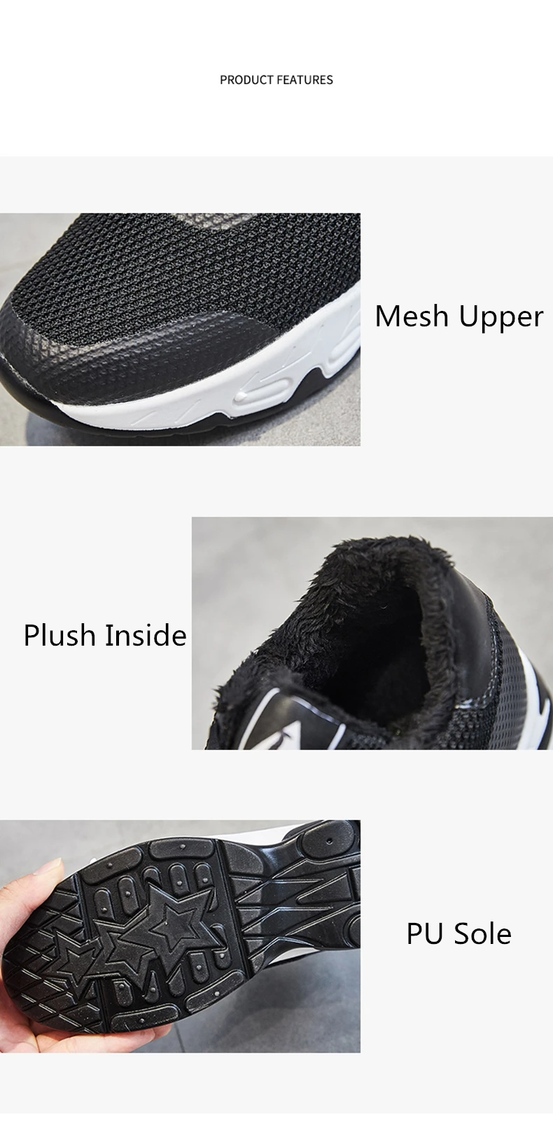 Women Winter Fashion Sneakers Height Increased Casual Shoes Lace Up Wedges Sneaker Shoes Woman Platform Sneakers Tenis XZ96 (7)