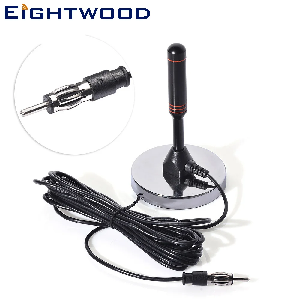 Eightwood Car FM Radio Antenna Home Modification CD Player Enhanced Signal Magnet Sucker Type 5m RG174 Cable DIN 41585 Connector
Eightwood Car FM Radio Antenna Home Modification CD Player Enhanced Signal Magnet Sucker Type 5m RG174 Cable DIN 41585 Connector