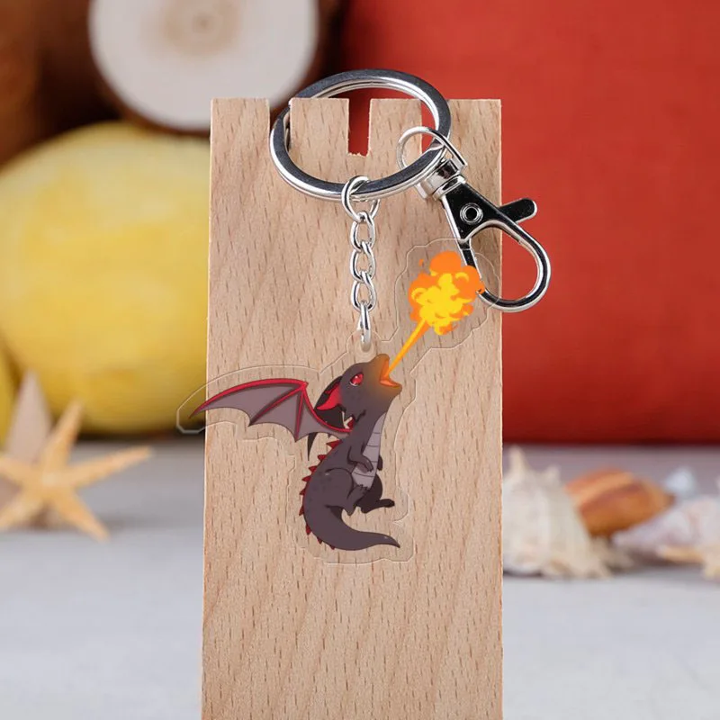 Game of Thrones Jon Snow Dragon Keychain Stark Tanglean Ice and Fire Song Family Pendant Key Ring
Game of Thrones Jon Snow Dragon Keychain Stark Tanglean Ice and Fire Song Family Pendant Key Ring