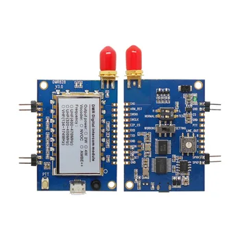 2PCS DMR828-V+Antenna VHF 2W all-in-one 8Km digital walkie talkie radio rf module UFH 400-480mhz / VFH 134-174MHz/320-390MHz
2PCS DMR828-V+Antenna VHF 2W all-in-one 8Km digital walkie talkie radio rf module UFH 400-480mhz / VFH 134-174MHz/320-390MHz