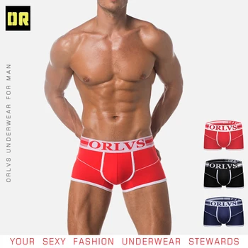 ORLVS Brand Cotton Sexy Gay Boxers Men Underwear Comfortable Sleepwear Breathable Cueca Tanga Men Boxers Quick Dry Panties Mesh 
ORLVS Brand Cotton Sexy Gay Boxers Men Underwear Comfortable Sleepwear Breathable Cueca Tanga Men Boxers Quick Dry Panties Mesh