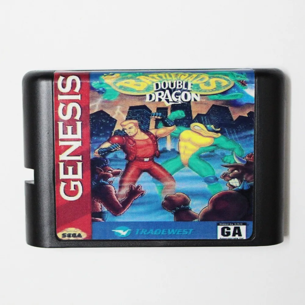 Battletoads And Double Dragon The Ultimate Team 16 bit MD Game Card For Sega Mega Drive For Genesis
Battletoads And Double Dragon The Ultimate Team 16 bit MD Game Card For Sega Mega Drive For Genesis