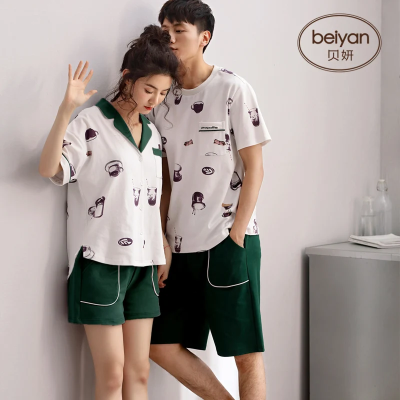 Hot Sale Couple Pajamas Set Summer Men Or Women Sleeveless Pyjamas Lovers Sleepwear Nightwear Home Clothing
Hot Sale Couple Pajamas Set Summer Men Or Women Sleeveless Pyjamas Lovers Sleepwear Nightwear Home Clothing