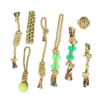 10 Style Dog Toys Interesting Pet Cat Puppy Chew Toy Bite Resistant Rope Tooth Cleaning Dog Interactive Toy For Small Dogs Ball
10 Style Dog Toys Interesting Pet Cat Puppy Chew Toy Bite Resistant Rope Tooth Cleaning Dog Interactive Toy For Small Dogs Ball