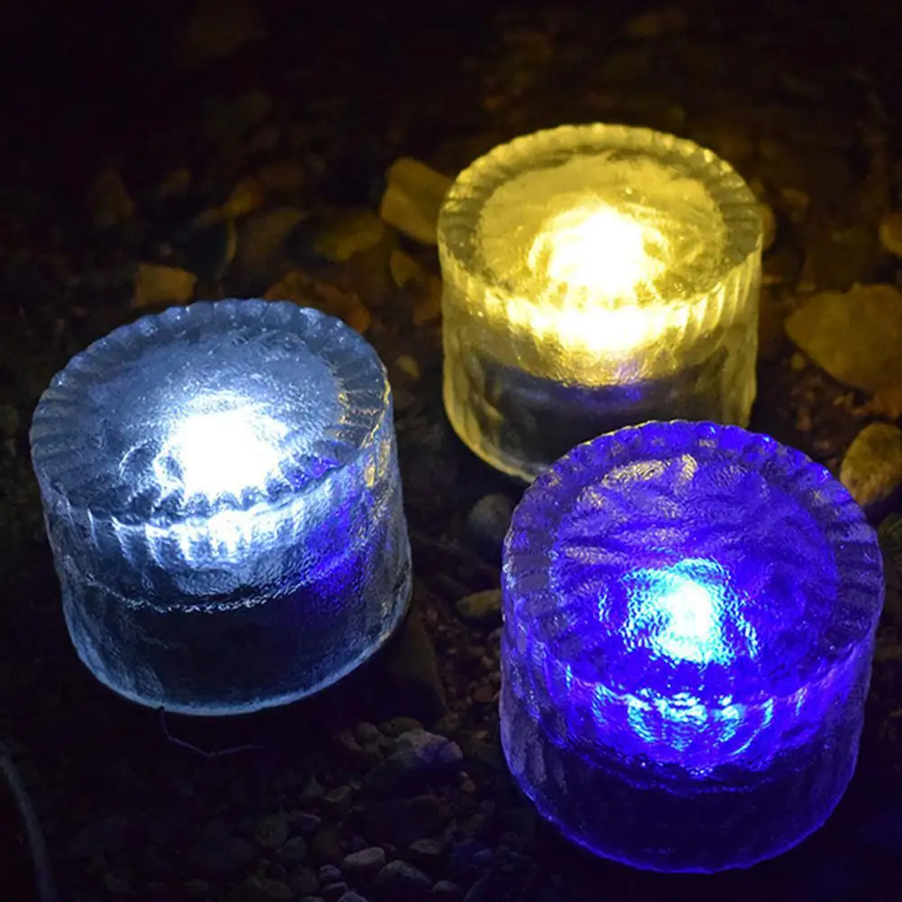 1Pc Waterproof Solar LED Light Round Ice Flower Glass Lawn Lamp Underground Lamp for Outdoor Courtyard Garden Inground Lighting
1Pc Waterproof Solar LED Light Round Ice Flower Glass Lawn Lamp Underground Lamp for Outdoor Courtyard Garden Inground Lighting