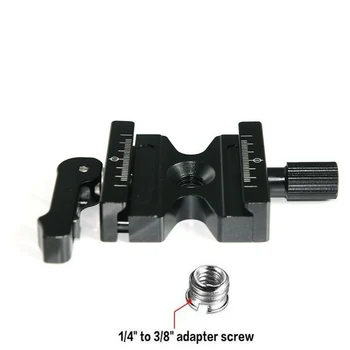 CL-50LS Quick Release Clamp with Adjustable Lever 1/4-3/8 Inch Screw Hole for Arca Swiss
CL-50LS Quick Release Clamp with Adjustable Lever 1/4-3/8 Inch Screw Hole for Arca Swiss