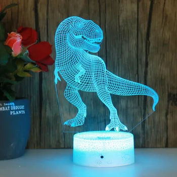 Free Shipping Crack Base3D NightLight Dinosaur Cool 7 colors Touch LED Usb Illusion kid Baby Bedroom Light Lamp Party Xmas Gifts
Free Shipping Crack Base3D NightLight Dinosaur Cool 7 colors Touch LED Usb Illusion kid Baby Bedroom Light Lamp Party Xmas Gifts