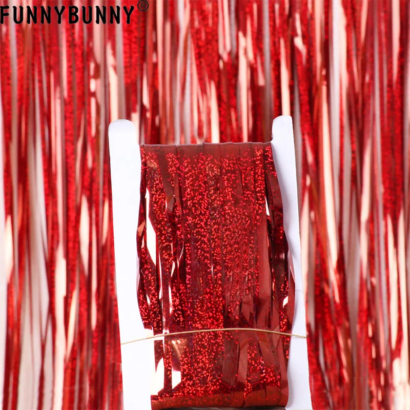 FUNNYBUNNY Multi-standard Point Laser Rain Curtain Birthday Party Background Wall Decoration Party Decoration Rain Silk Curtain
FUNNYBUNNY Multi-standard Point Laser Rain Curtain Birthday Party Background Wall Decoration Party Decoration Rain Silk Curtain