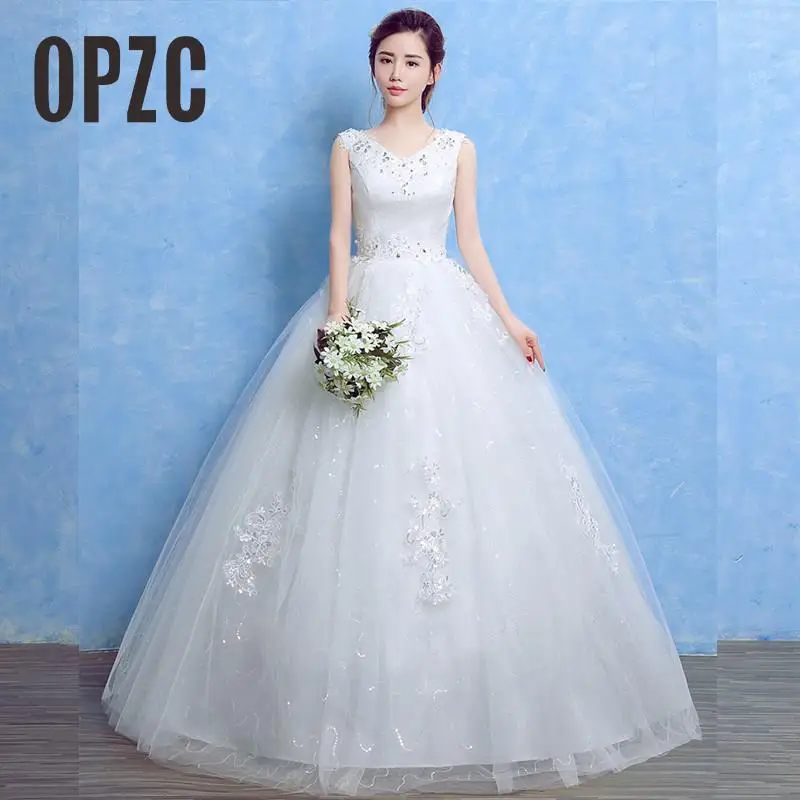 Velnosa Real Photo White wedding Dresses 2017 Summer Appliques Crystal Princess Bride Plus Size Dress Ball Gown vestido de noiva
Velnosa Real Photo White wedding Dresses 2017 Summer Appliques Crystal Princess Bride Plus Size Dress Ball Gown vestido de noiva